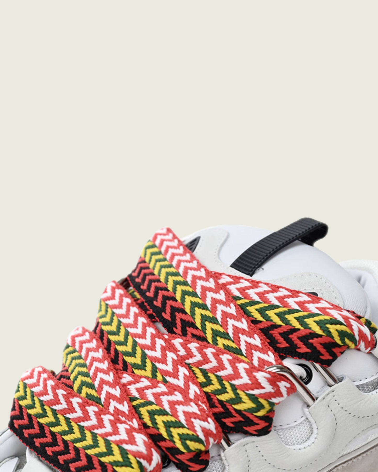 Lanvin grey & black leather