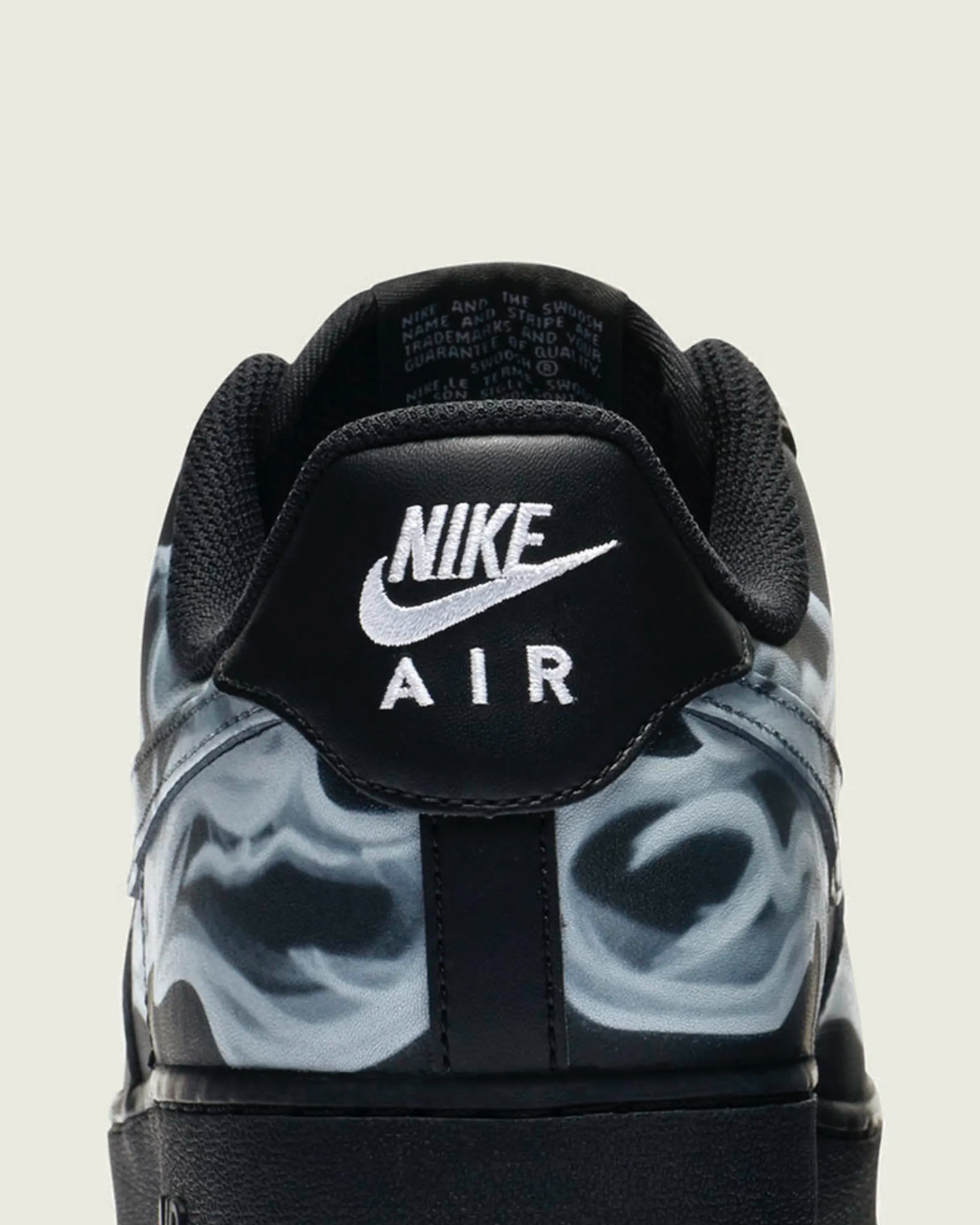 Air Force one skeleton black