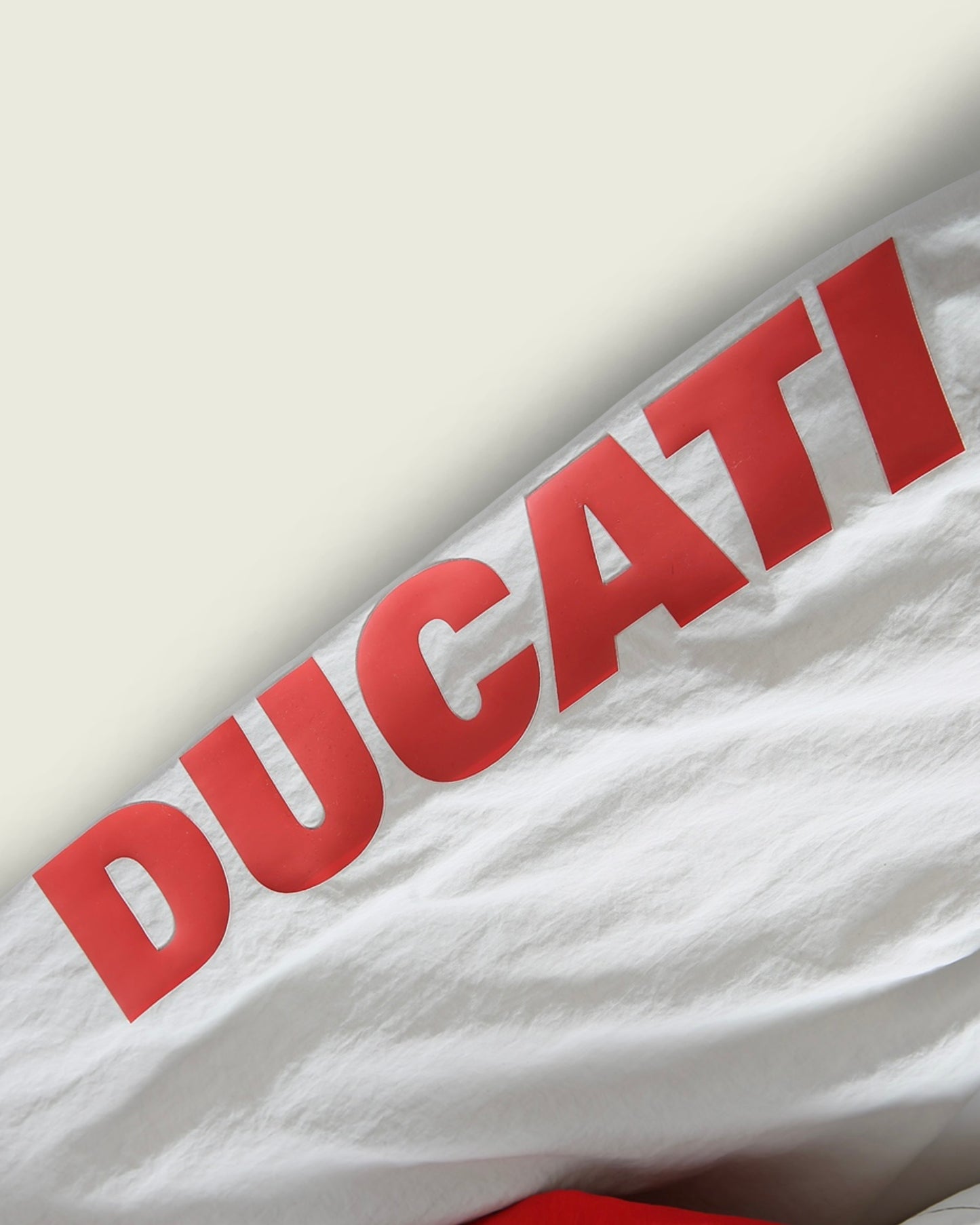 Supreme Ducati track jacket white