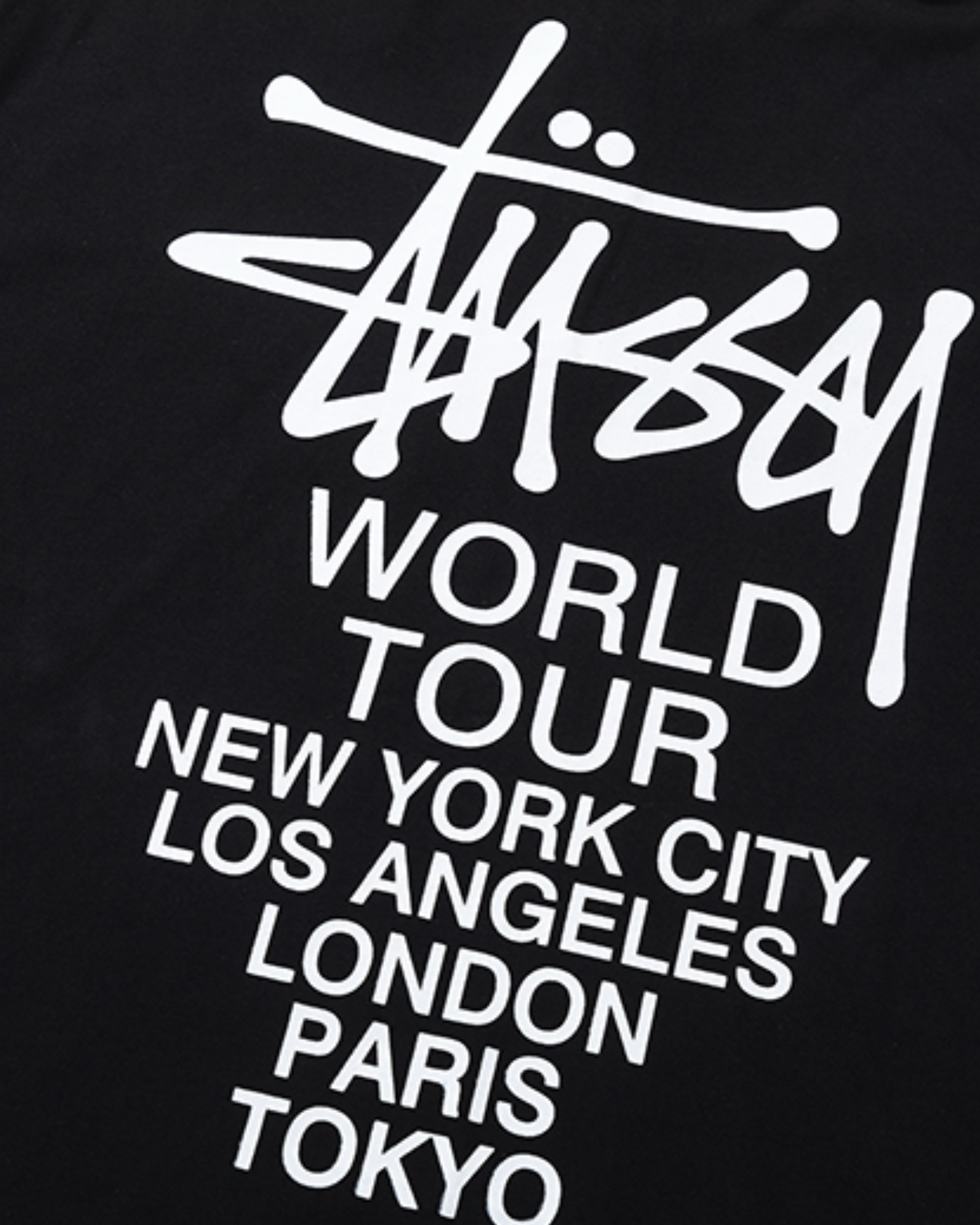 Stussy polo black