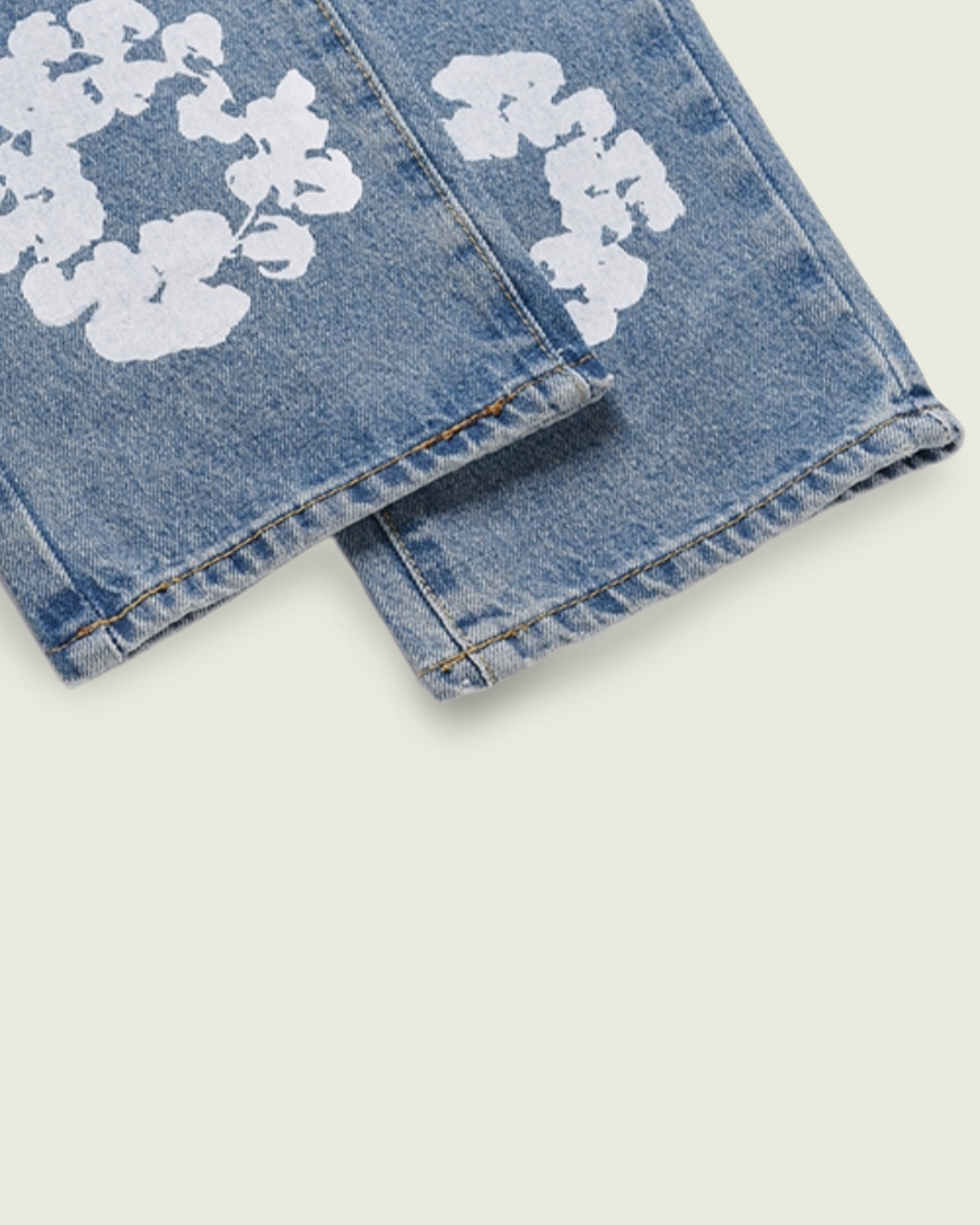 Denim Tears cotton wreath jeans