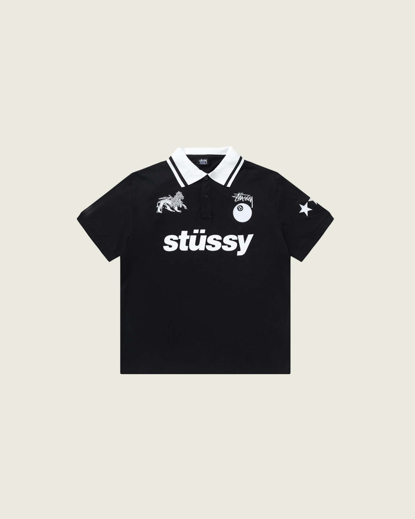 Stussy polo black