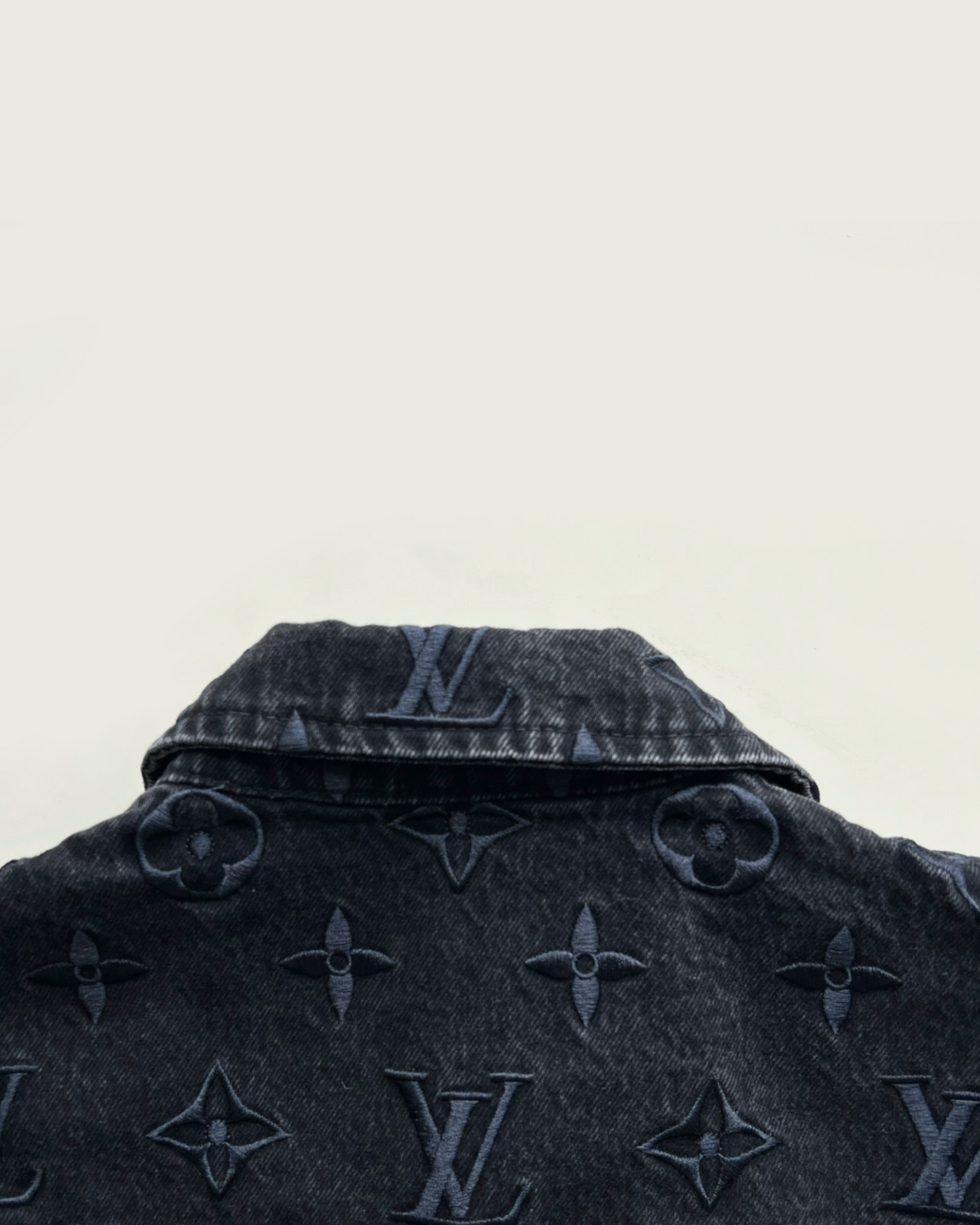 Louis Vuitton embroidered denim jacket