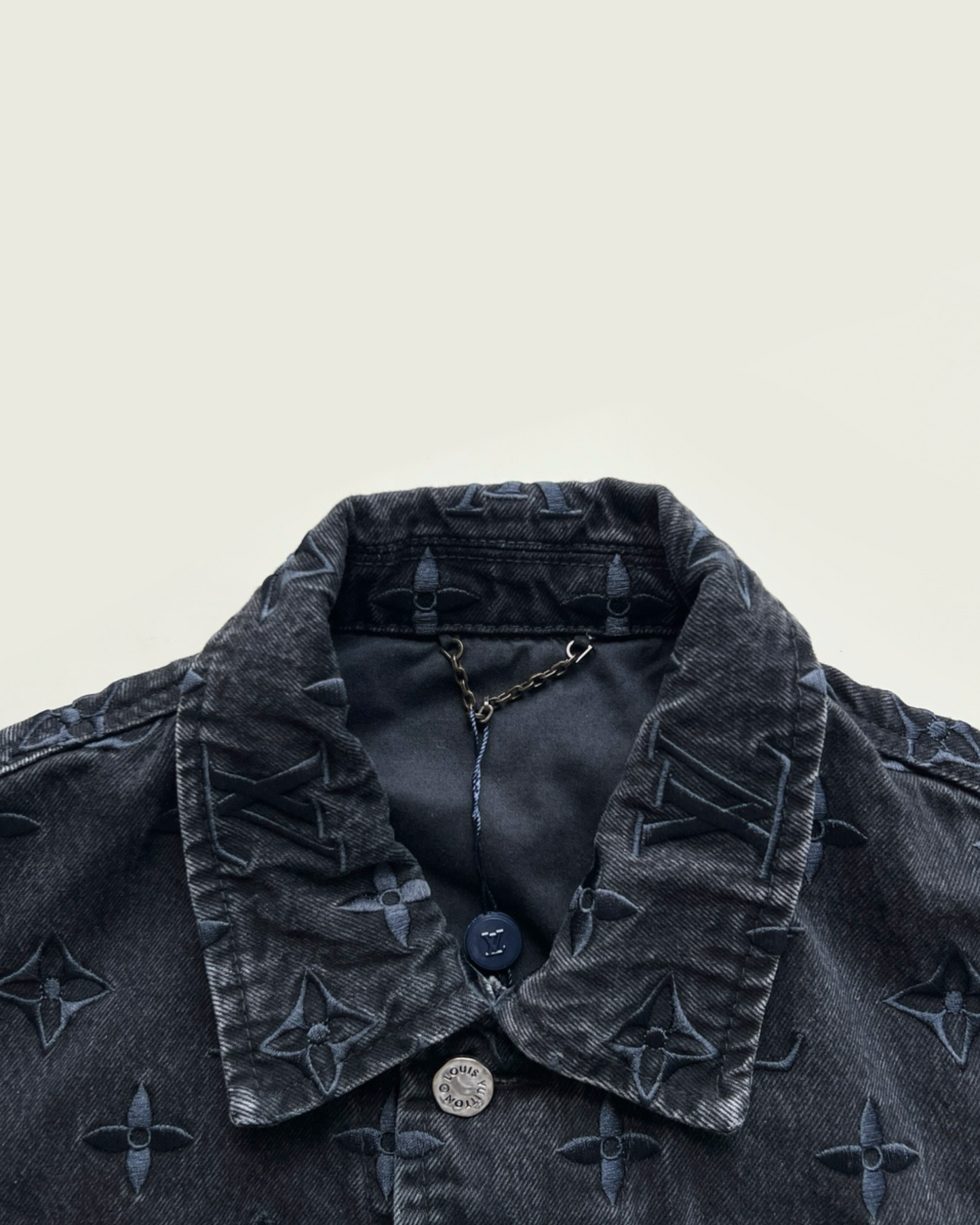 Louis Vuitton embroidered denim jacket