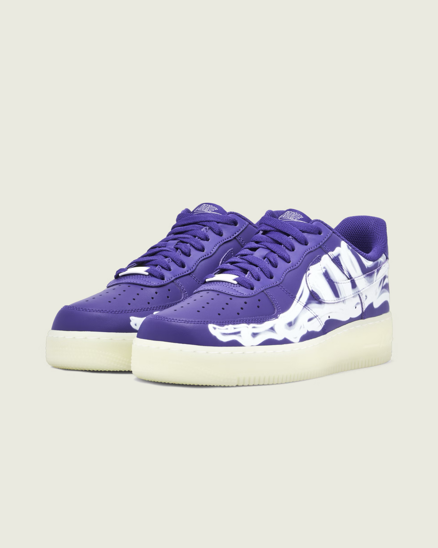 Air Force one skeleton purple