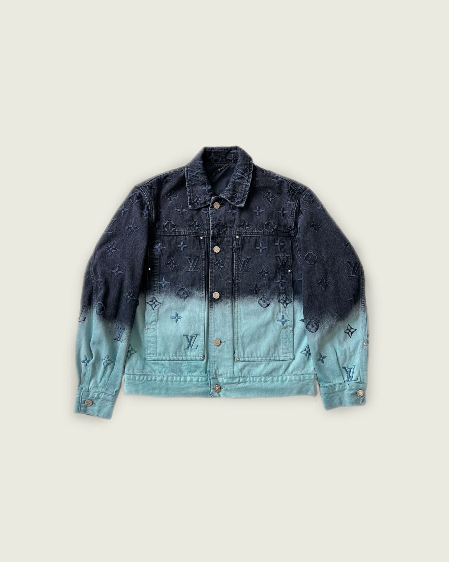 Louis Vuitton embroidered denim jacket