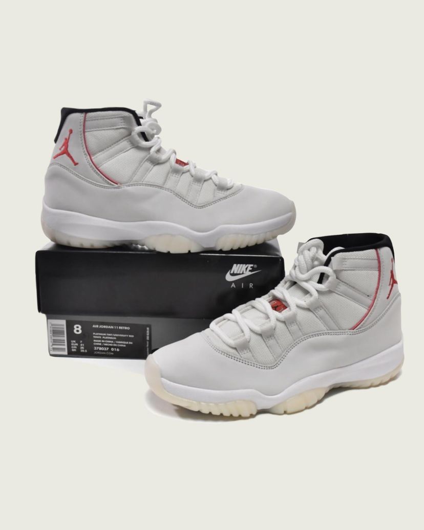 Jordan 11 retro platinum tint