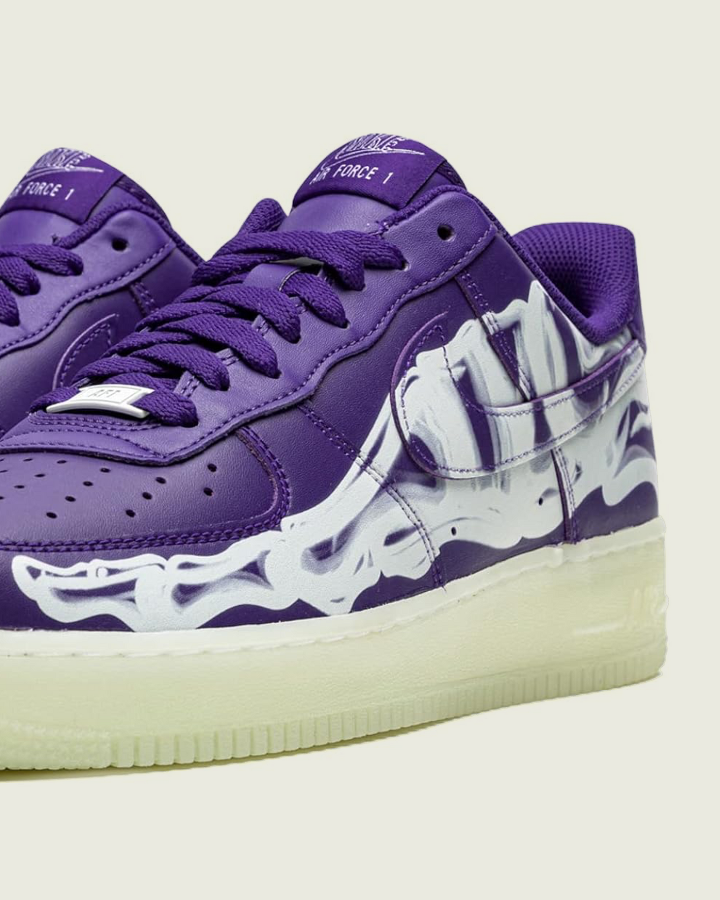 Air Force one skeleton purple