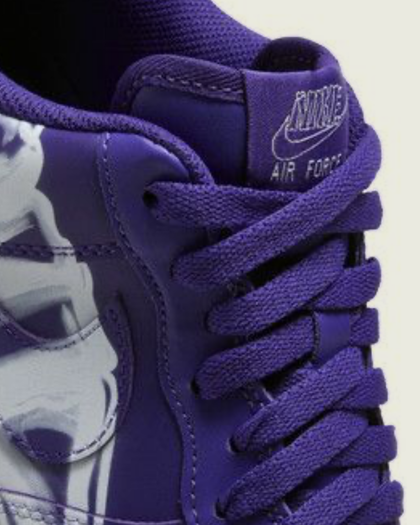 Air Force one skeleton purple