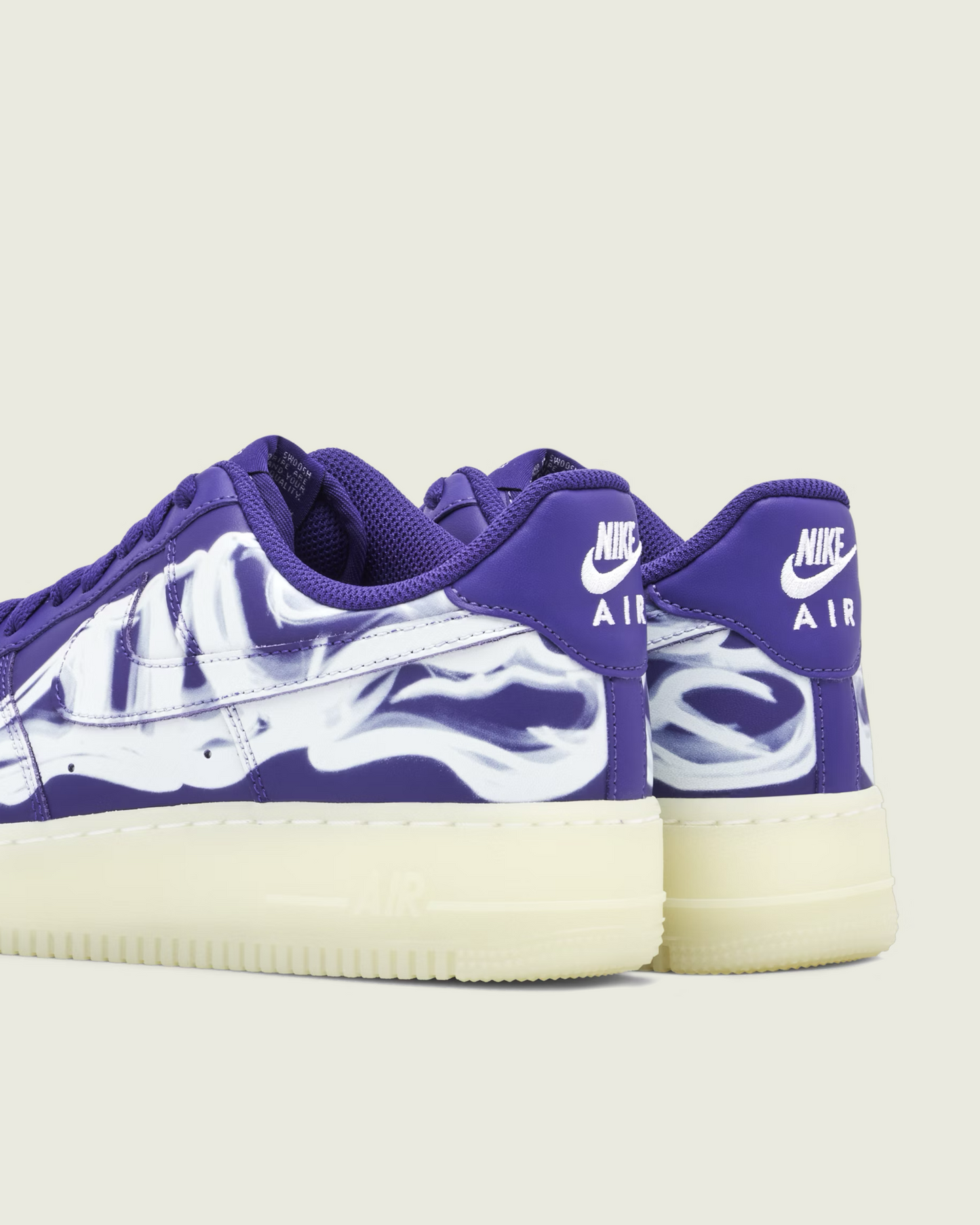 Air Force one skeleton purple